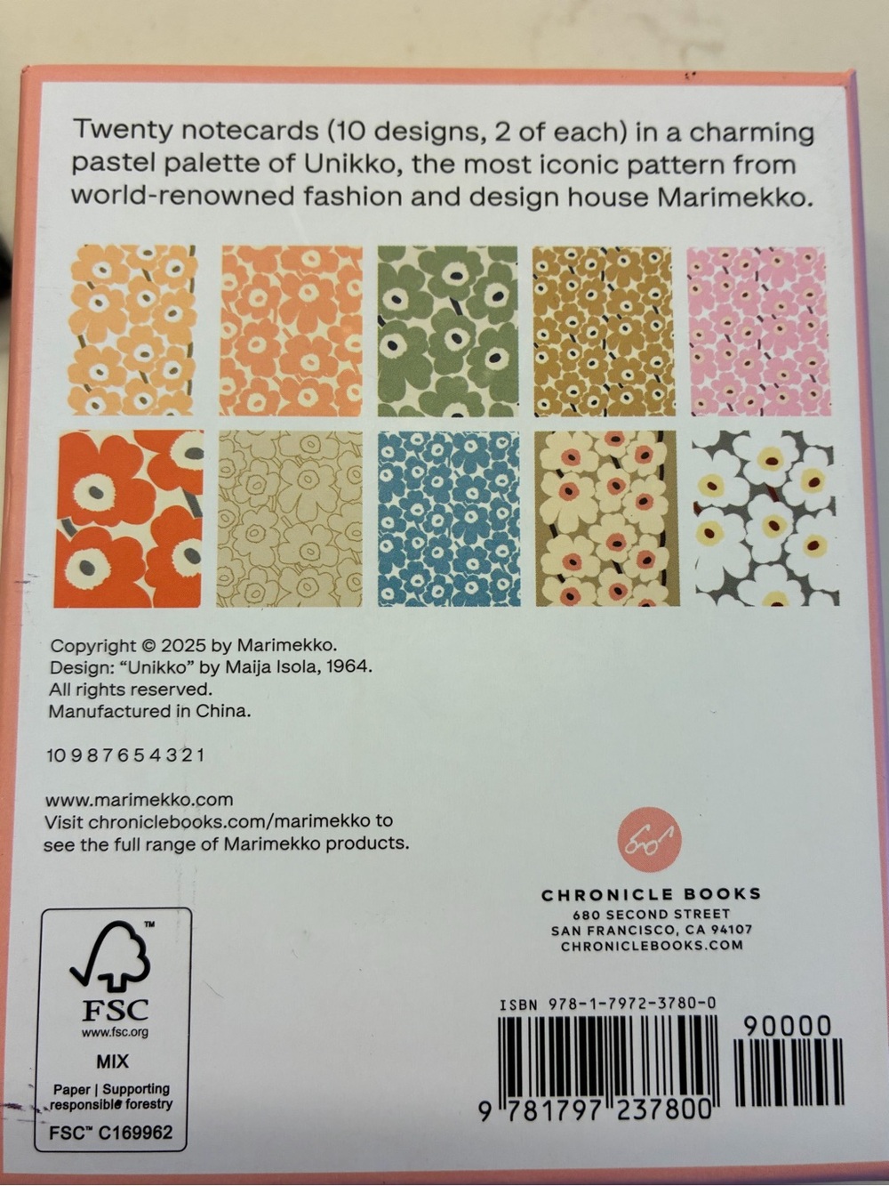 Marimekko Notecards & Marimekko Blank Journal - Picture 6 of 7